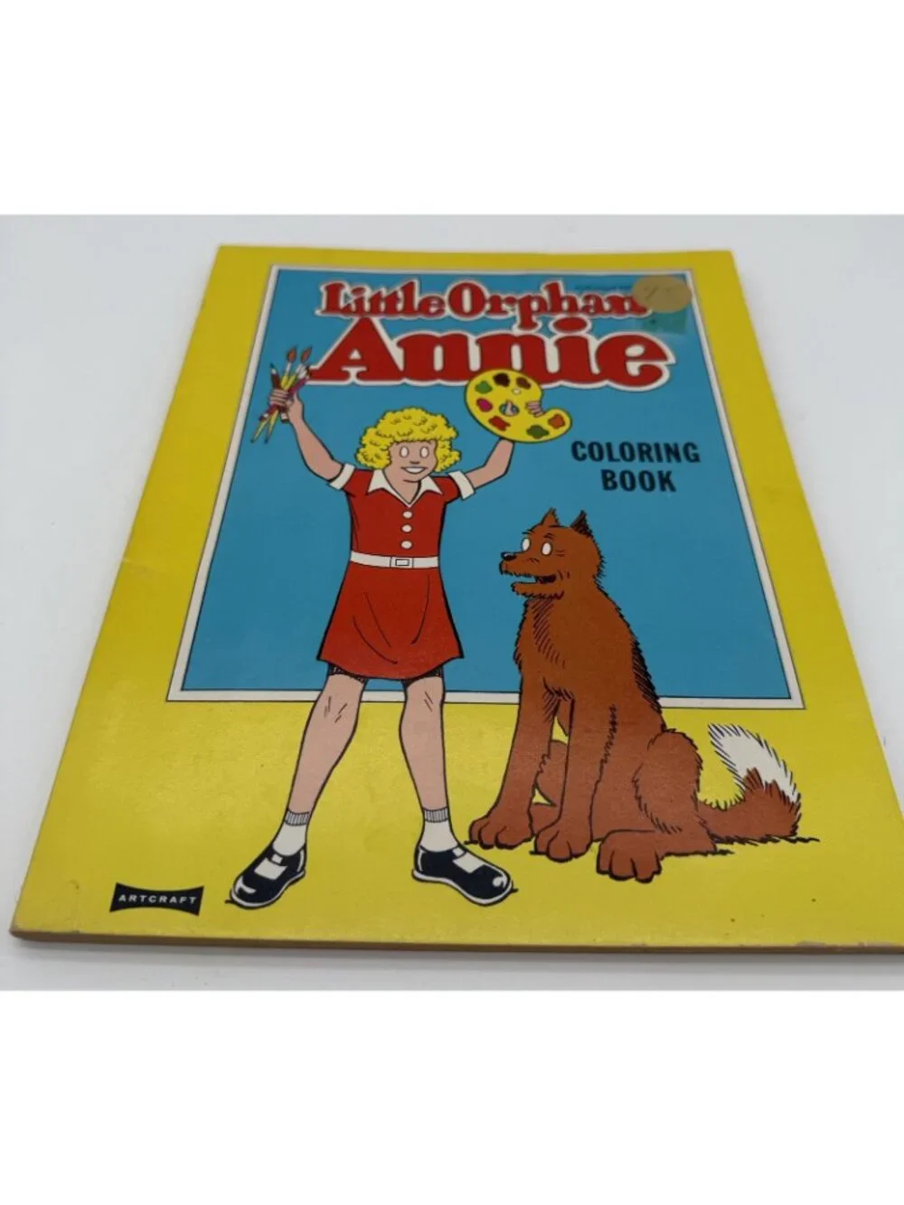 1975 Little Orphan  Annie Sandy Harold Gray coloring book 96pg NOS Unused #1